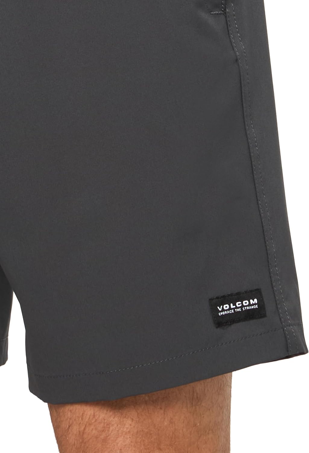 Volcom Men's Steppen Ew 17" Elastic Waist Short Asphalt