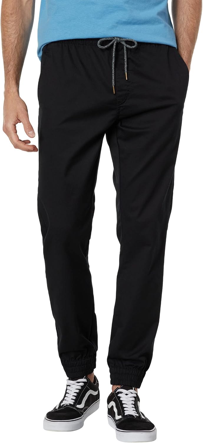 Volcom Men's Frickin Slim Jogger Pant Black