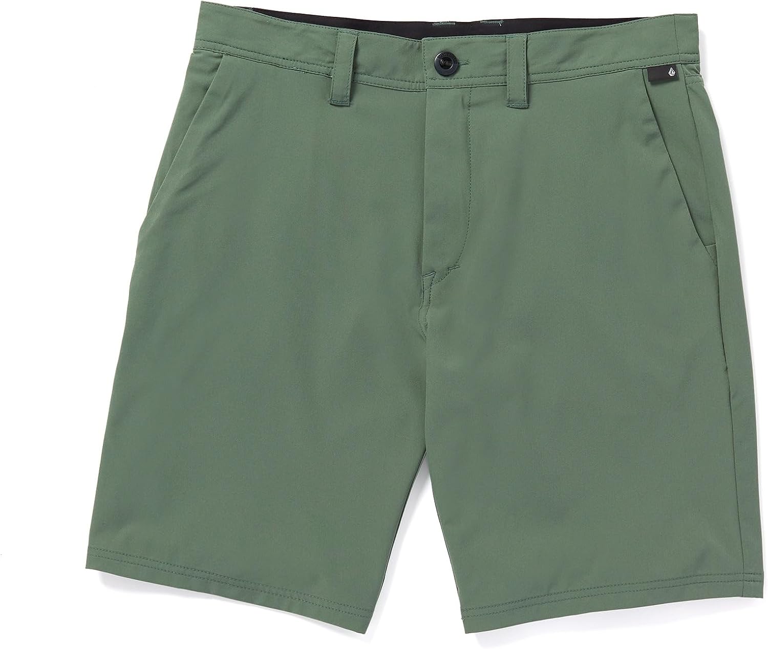 Volcom Men's Regular Frickin Cross Shred 20" Hybrid Water Repellent Short Fir Green