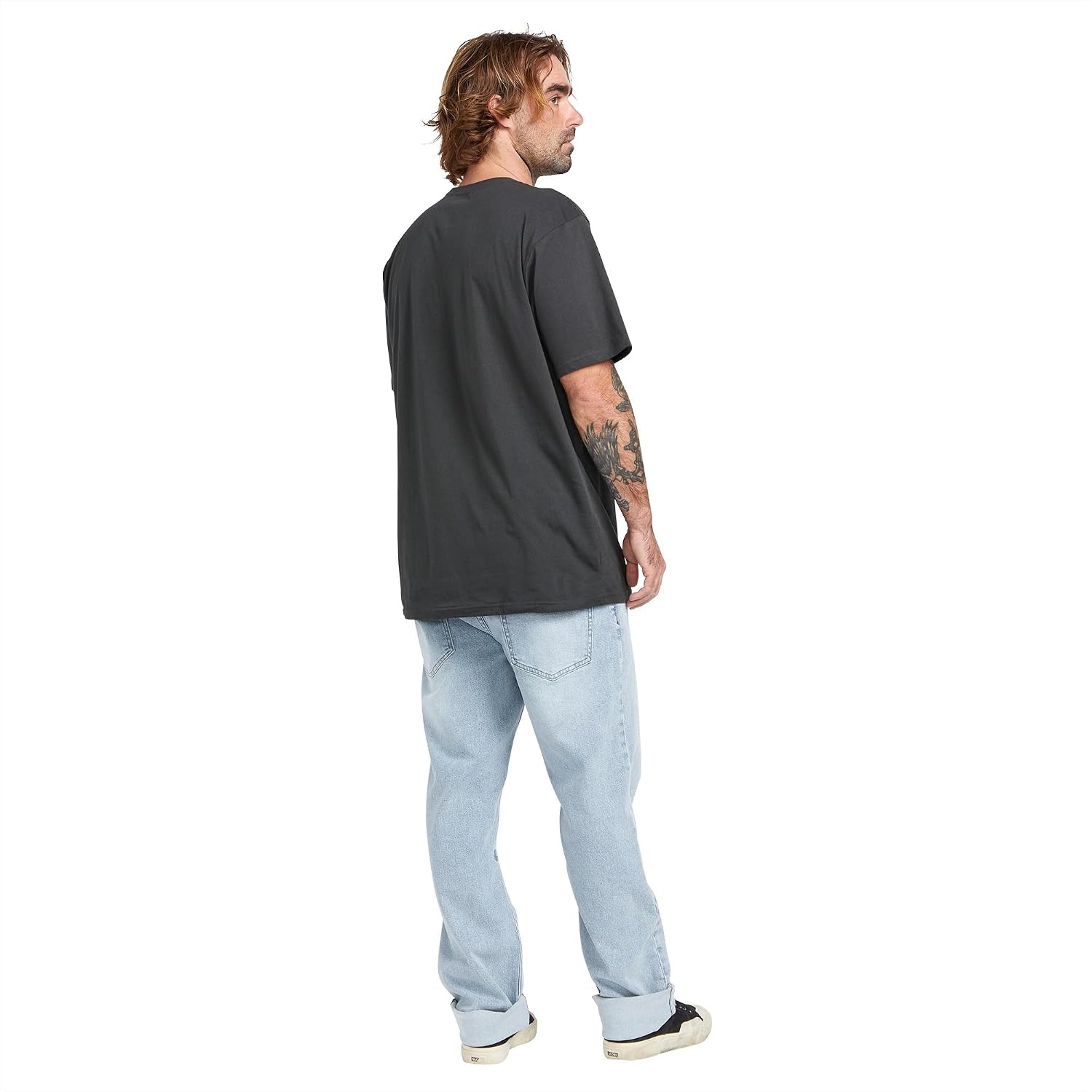 Volcom Men's Solver Stretch Denim Jeans-Modern Fit Pant Blue