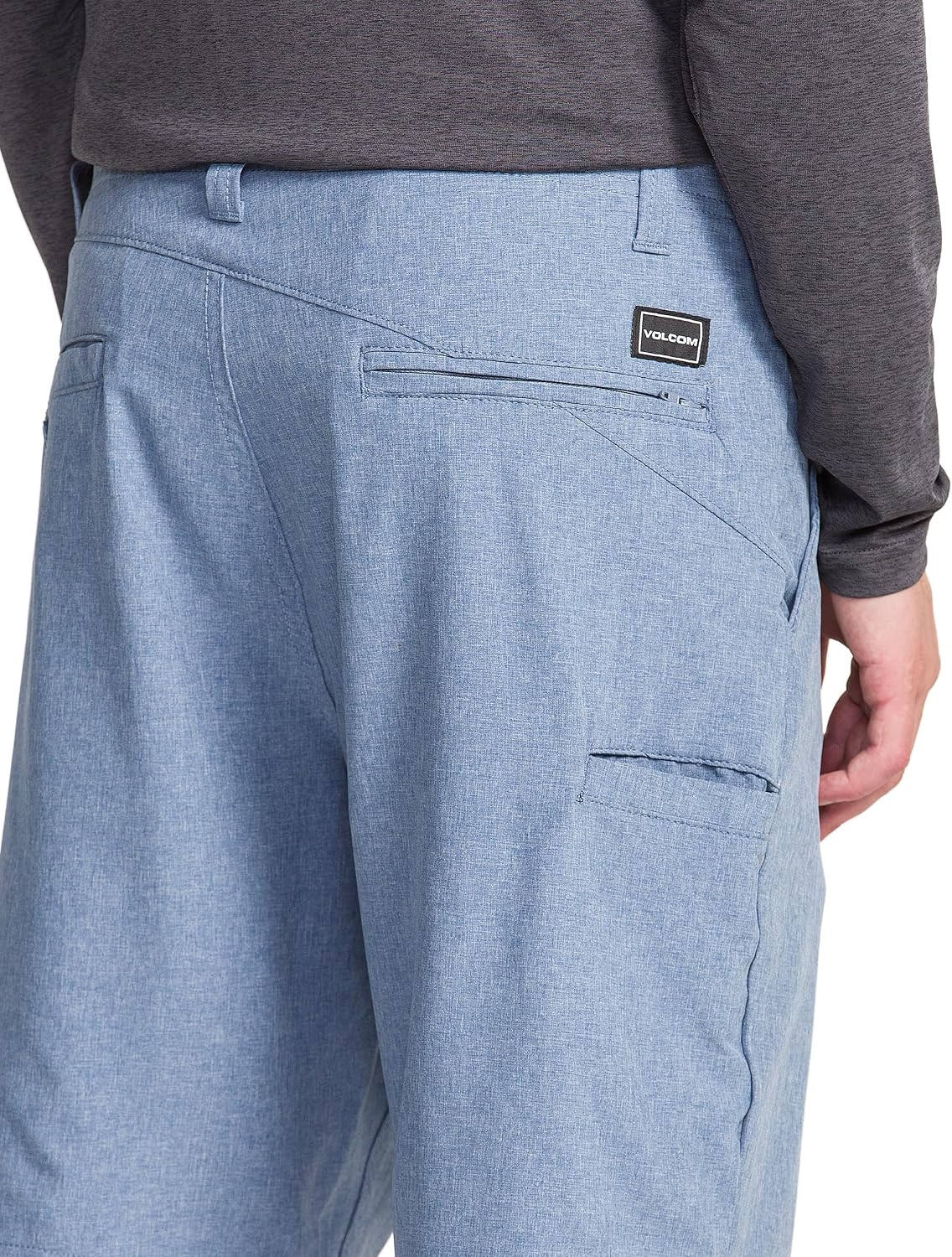 Volcom Men's Kerosene 21" Hybrid Chino Shorts Quick-Dry Stretch Fabric Niagara