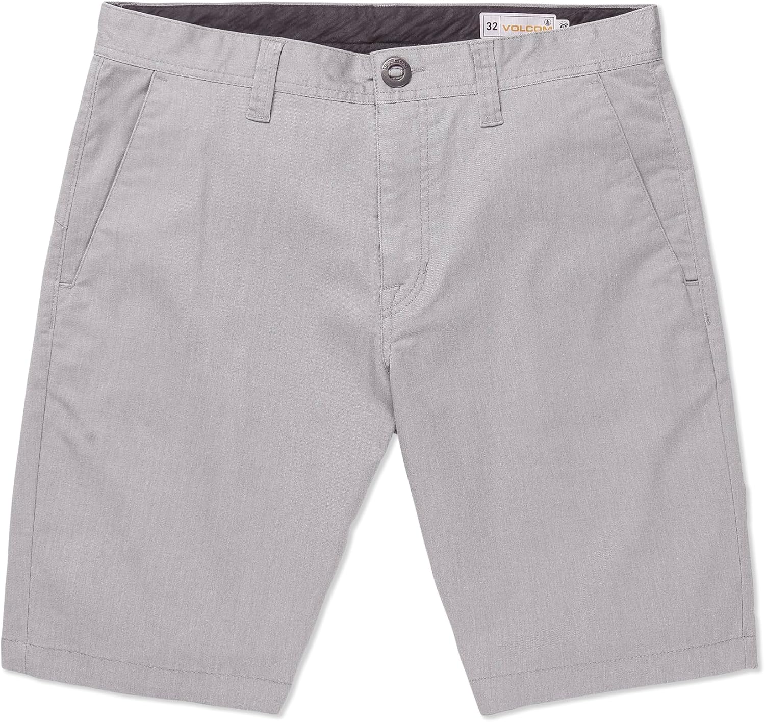 Volcom Men's Modern Fit 21" Chino Short Storm Grey