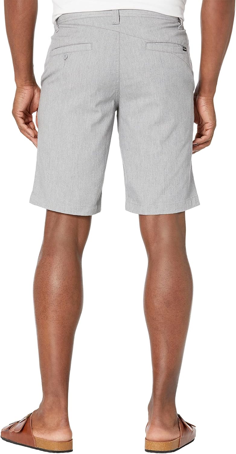 Volcom Men's Modern Fit 21" Chino Short Storm Grey