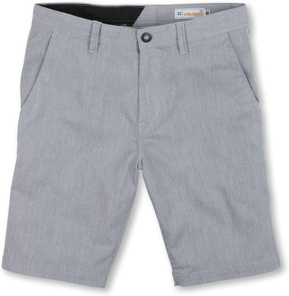 Volcom Men's Modern Fit 21" Chino Short Storm Grey