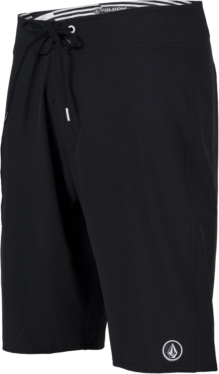 Volcom Men's 16" Elastic Waist Swim Trunks- Stretchable, UPF 50+, Quick Dry Swim Bottoms Ink