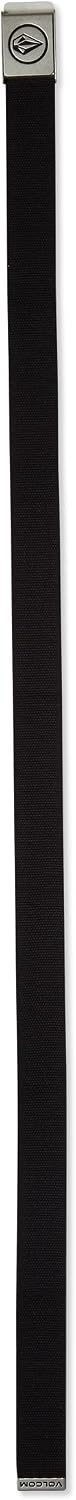 Volcom Circle Web Belt | Durable Webbed Strap Belt for Men Black