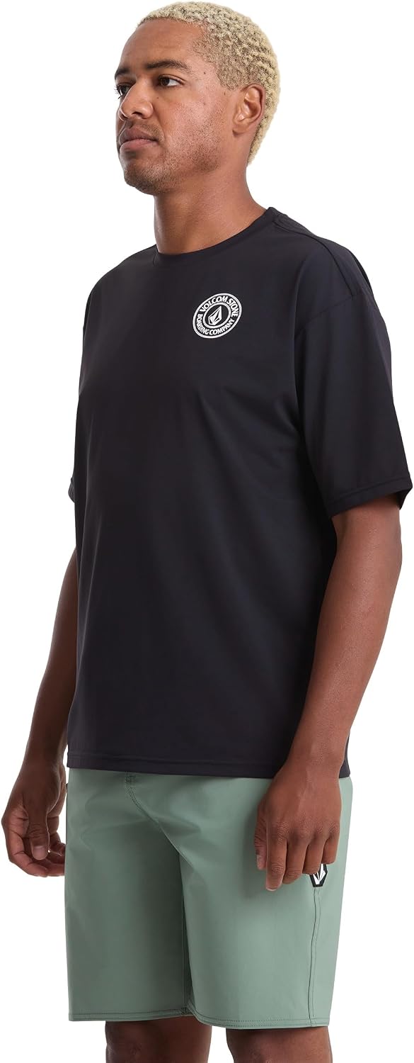 Volcom Deadly Stones Short Sleeve Rashguard Anthracite