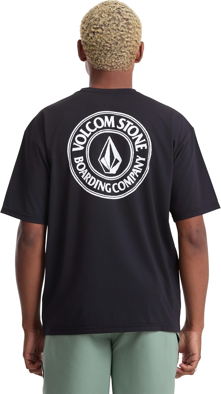 Volcom Deadly Stones Short Sleeve Rashguard Anthracite