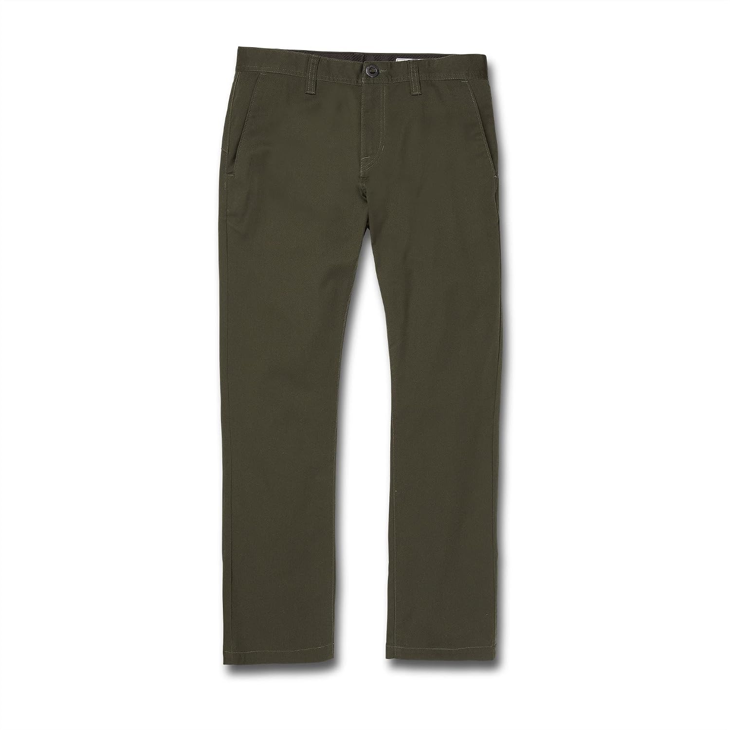 Volcom Mens Frickin Modern Stretch Chino Pant – Everyday Wear Slim Fit Stretch Twill Pants Duffle Bag