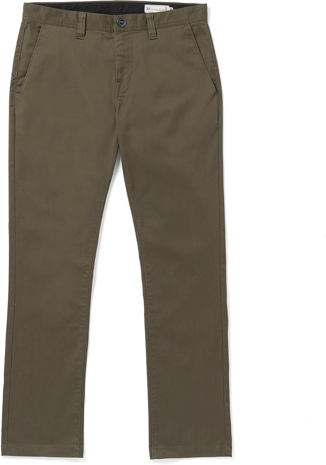 Volcom Men's Frickin Slim Chino Pant Bison