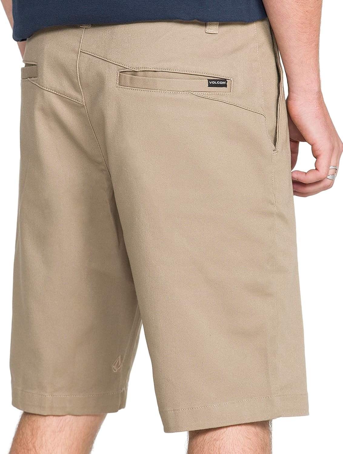 Volcom Men's Vmonty Chino Shorts – 22 Outseam, Relaxed Fit, Durable Cotton Fabric Khaki
