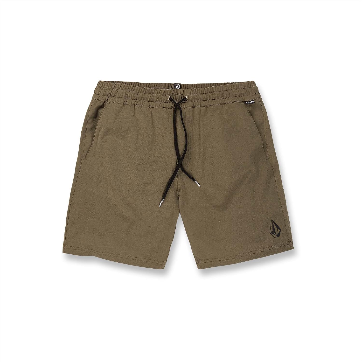Volcom Men's Steppen Ew 17" Elastic Waist Short Wintermoss