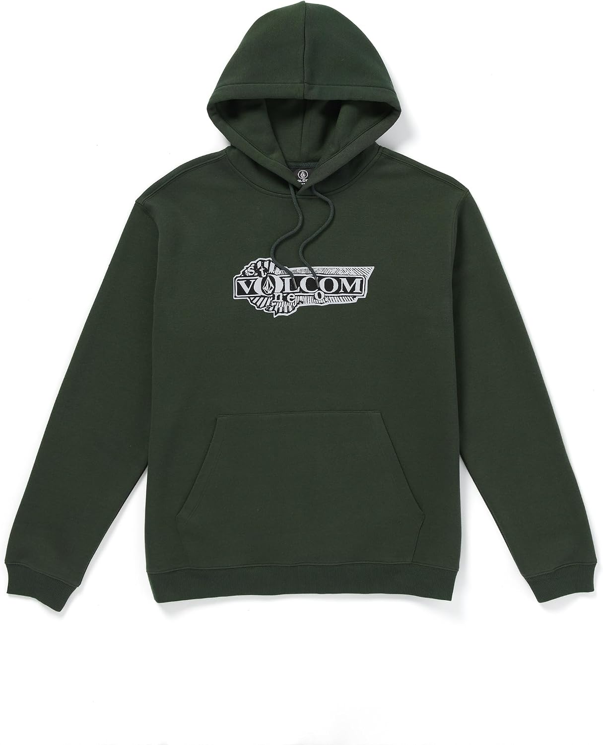 Volcom Men's Volstoned Hoodie Fleece Sweatshirt Dark Forest
