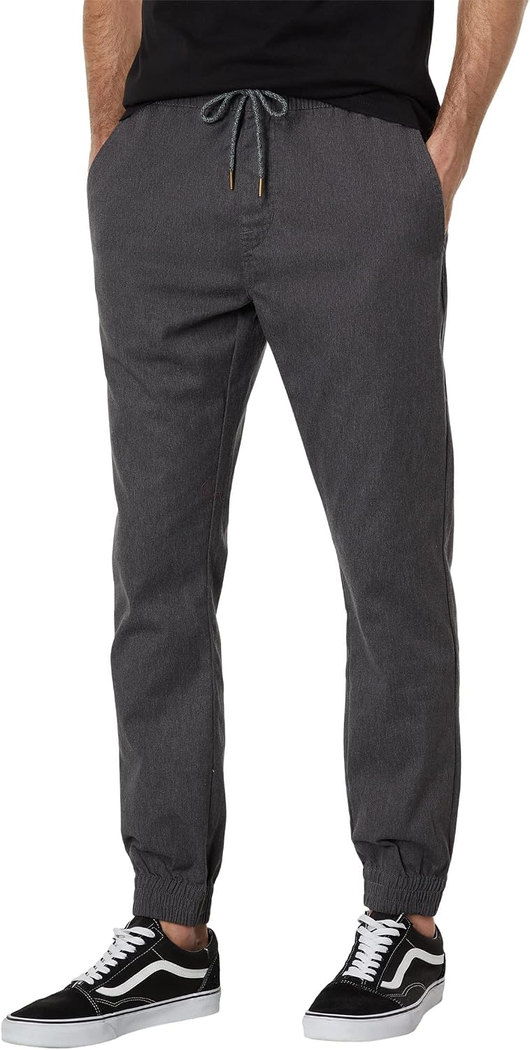 Volcom Men's Frickin Slim Jogger Pant H. Grey