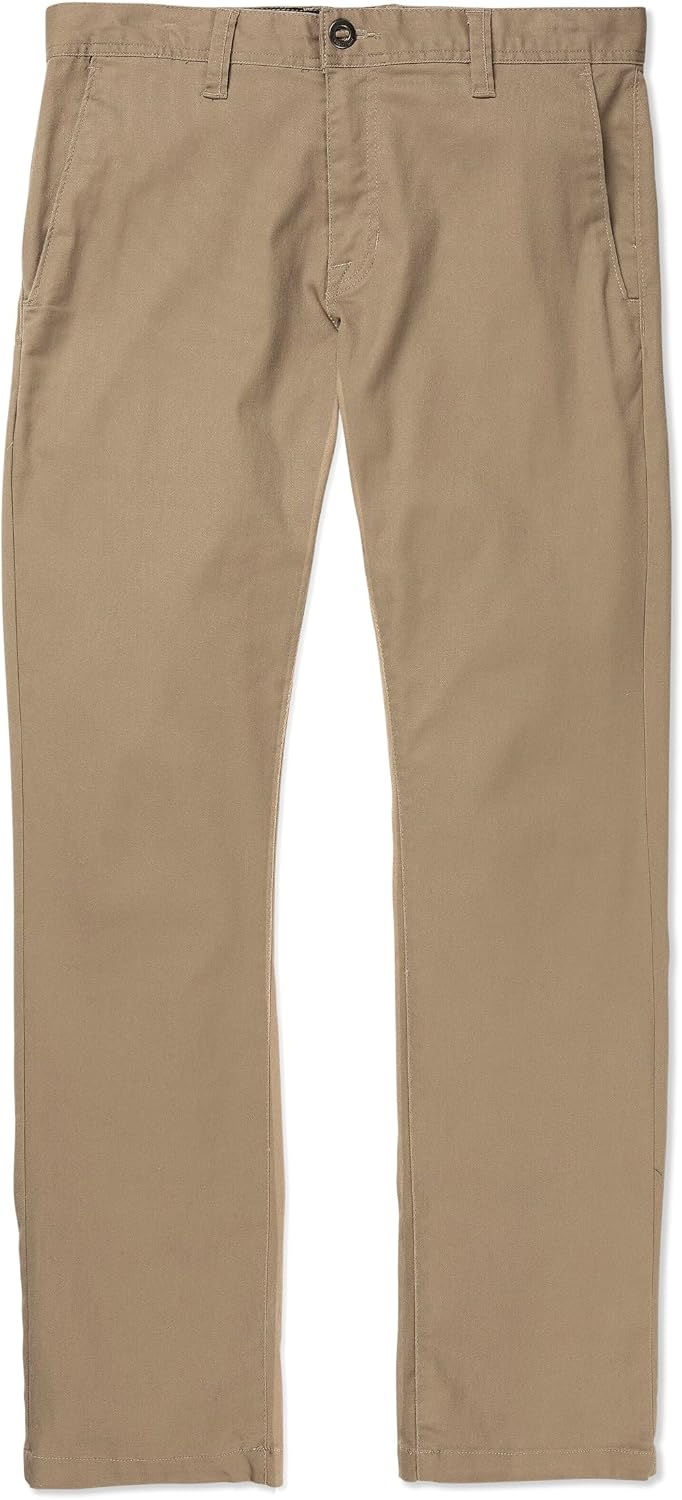 Volcom Men's Frickin Slim Chino Pant Khaki B