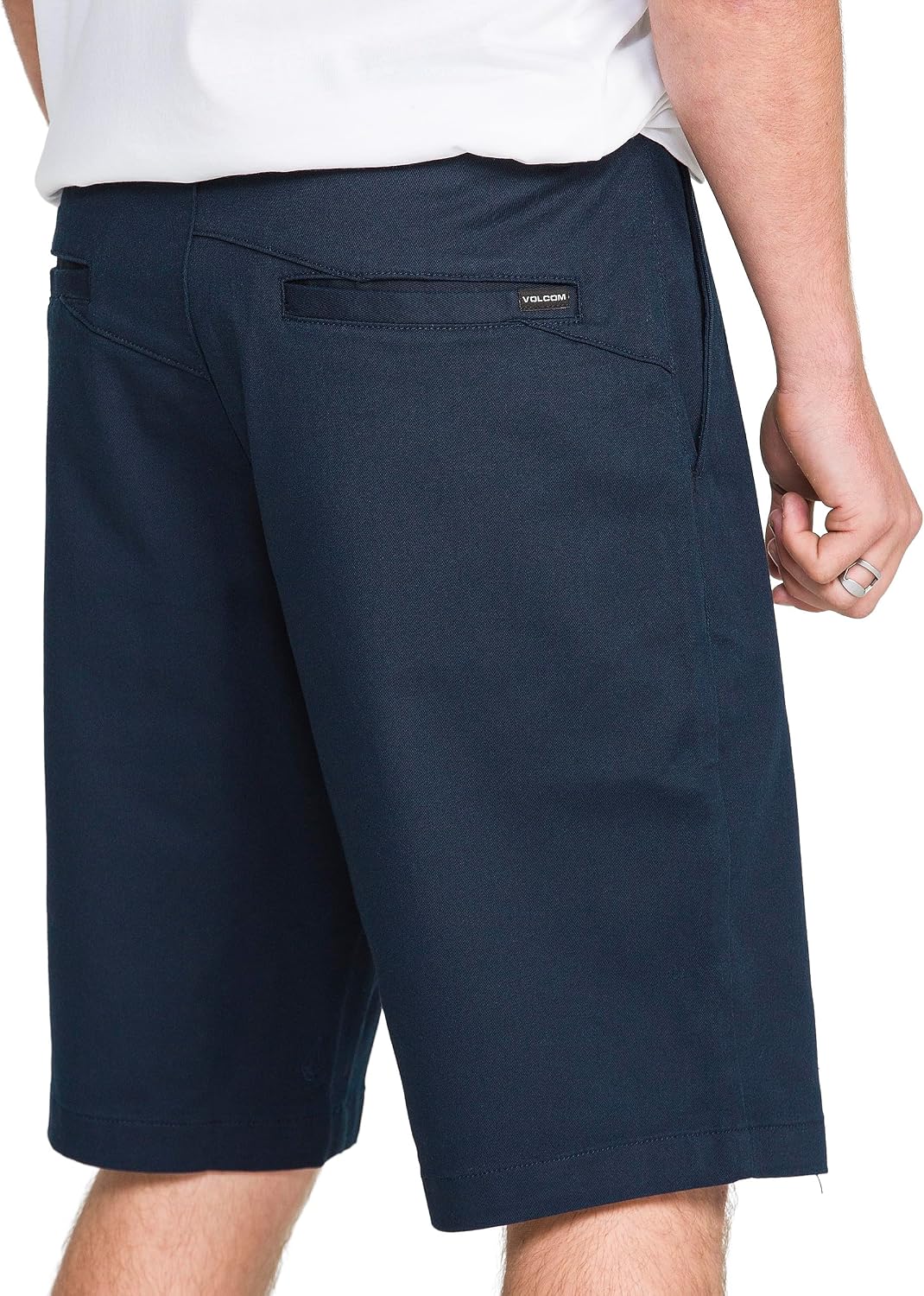 Volcom Men's Vmonty Stretch 22 Chino Shorts – Casual Everyday Wear, Relaxed Fit Dark Navy