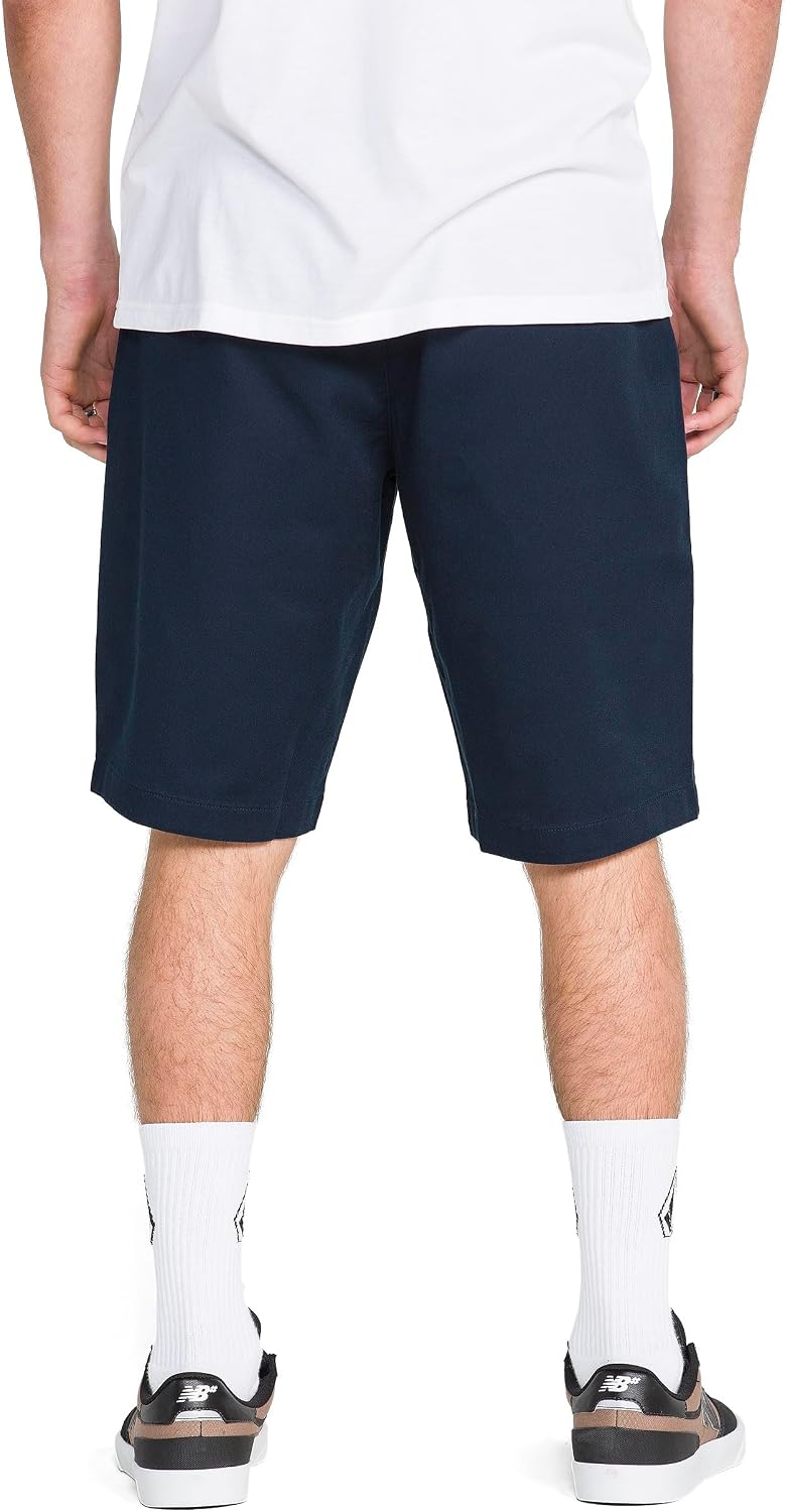 Volcom Men's Vmonty Stretch 22 Chino Shorts – Casual Everyday Wear, Relaxed Fit Dark Navy