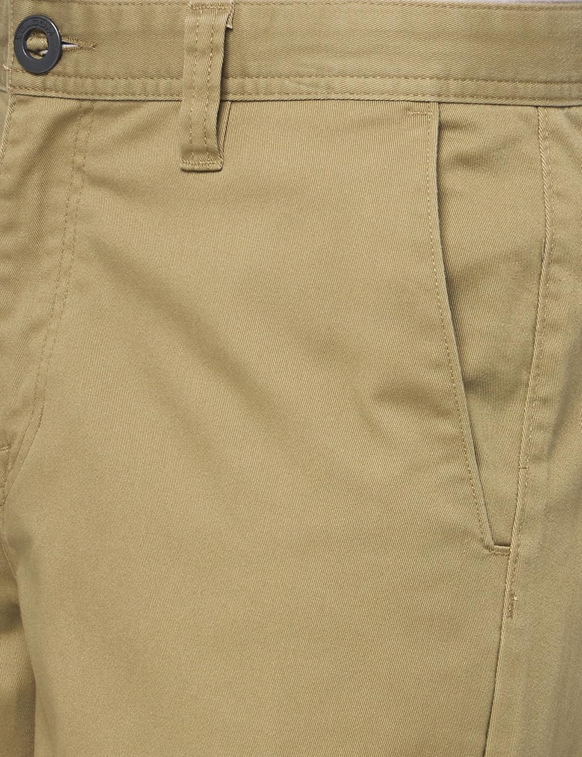 Volcom Men's Frickin Skate Loose Baggy Fit Chino Pants – Relaxed Tapered 17″ Leg Opening, 30″ Inseam Thyme Green