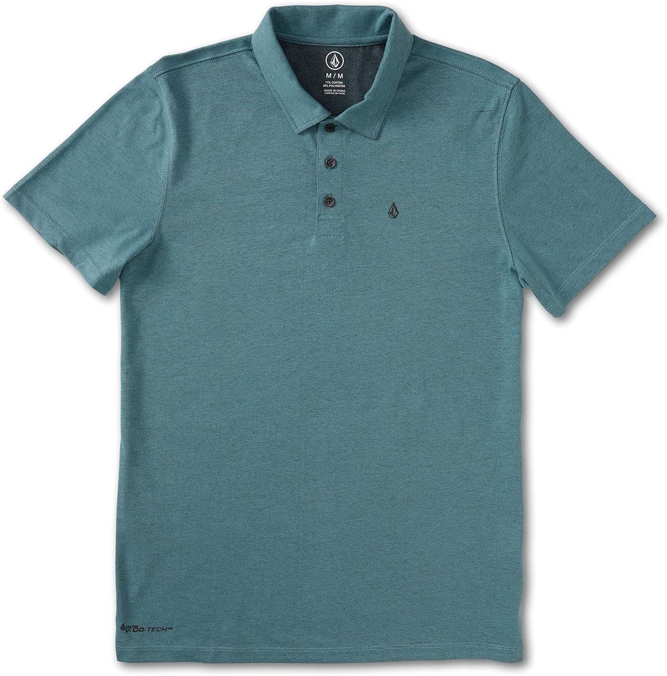 Volcom Men's Wowzer Hazard Performance Golf Polo Storm Blue