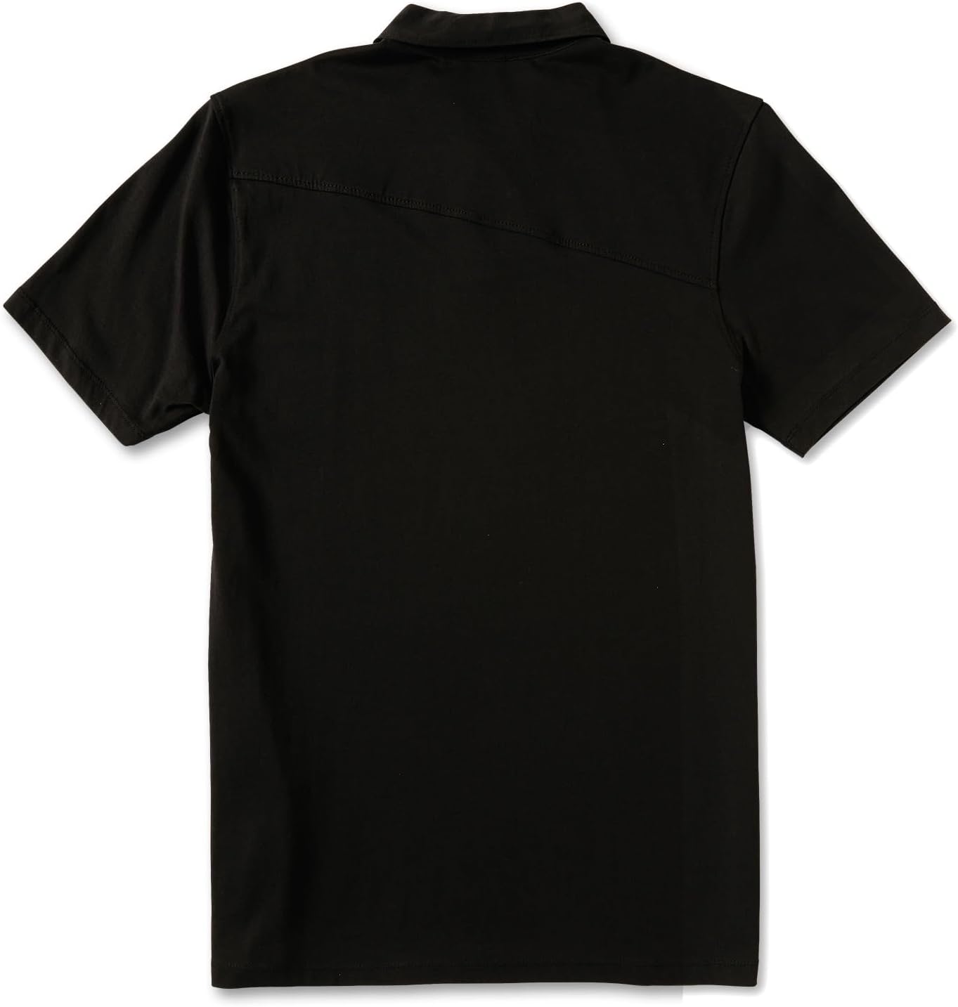 Volcom Men's Wowzer Modern Fit Short Sleeve Polo Shirt Black 3