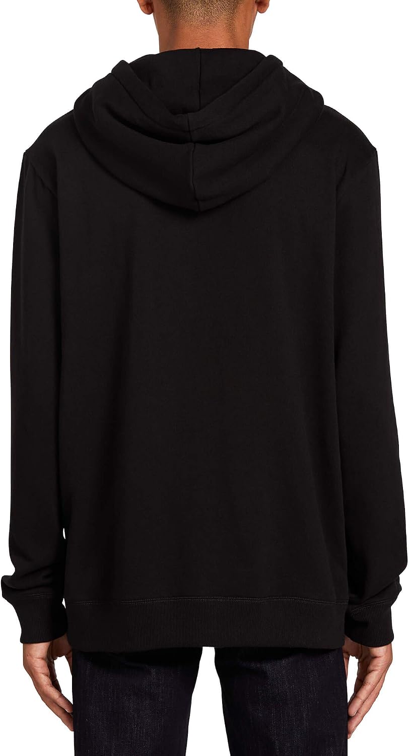 Volcom Men's Iconic Stone Pullover Hoodie Fleece Sweatshirt New Black