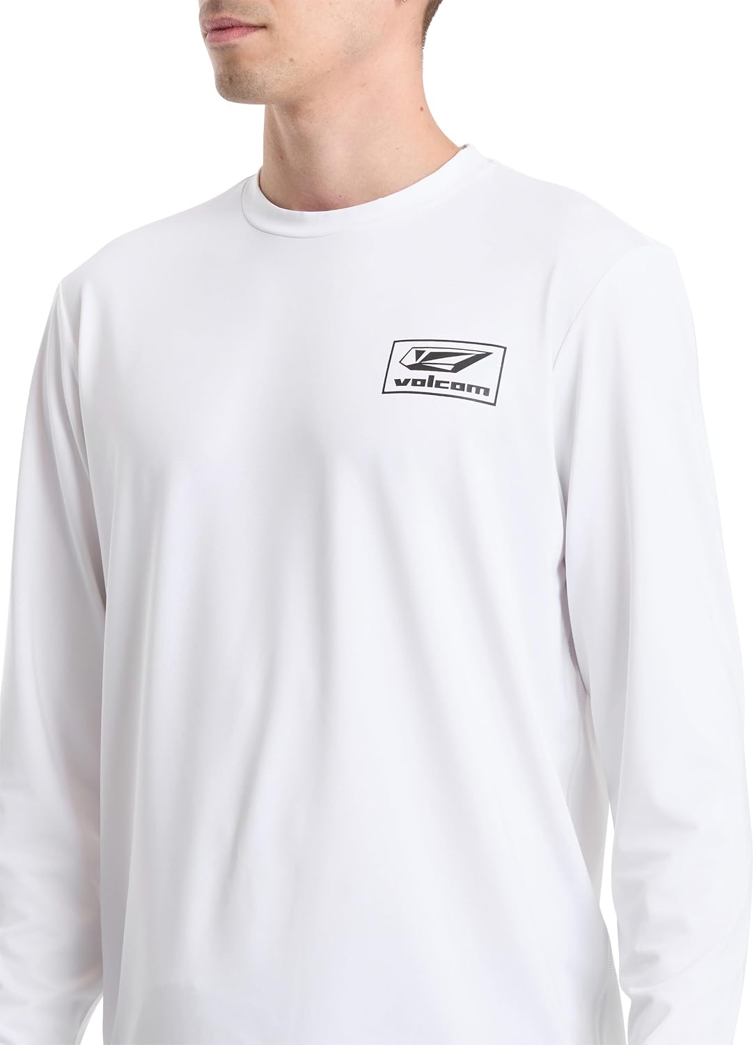 Volcom Taunt Loose Fit Long Sleeve Rashguard Sky