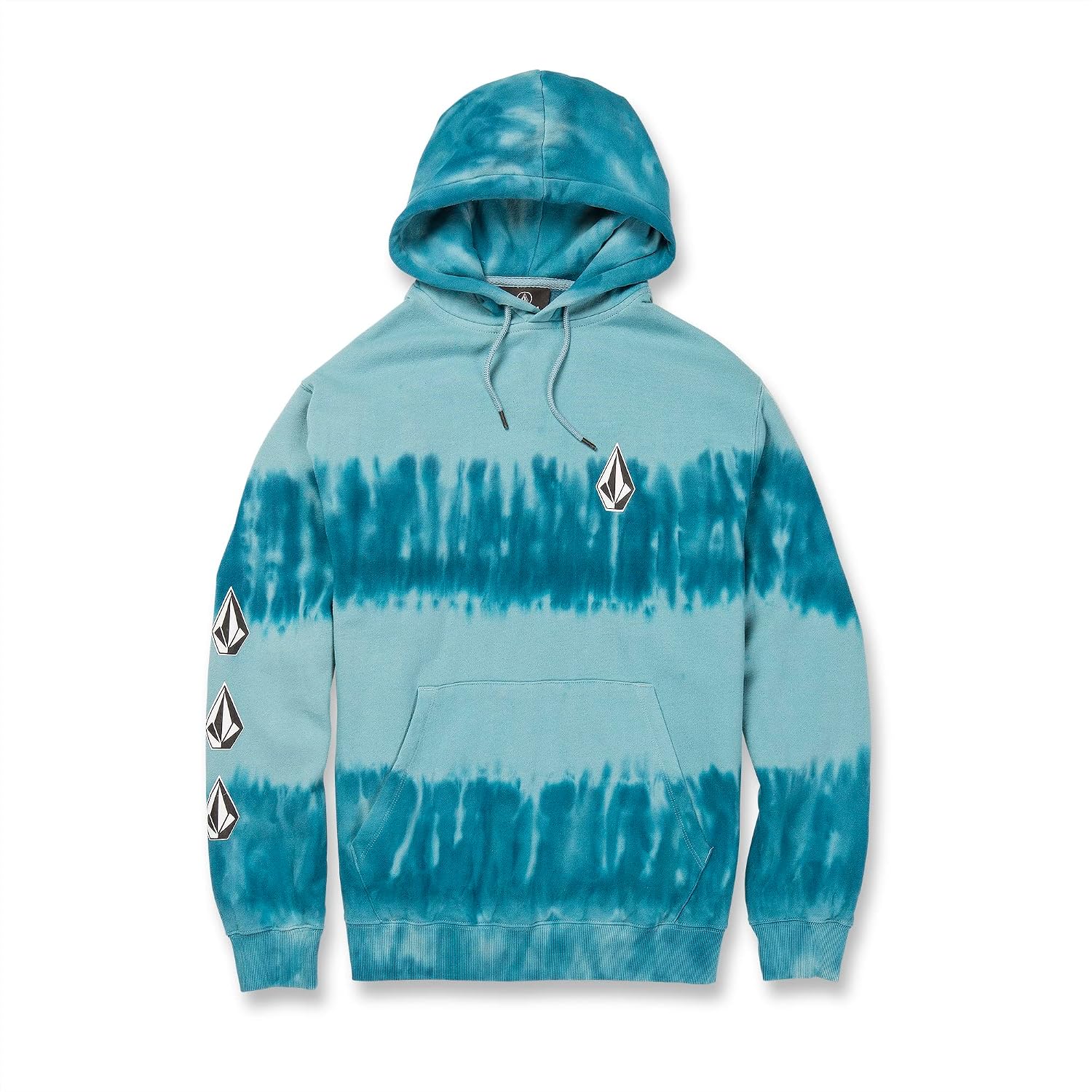 Volcom Men's Iconic Stone Pullover Hoodie Fleece Sweatshirt Coastal Blue