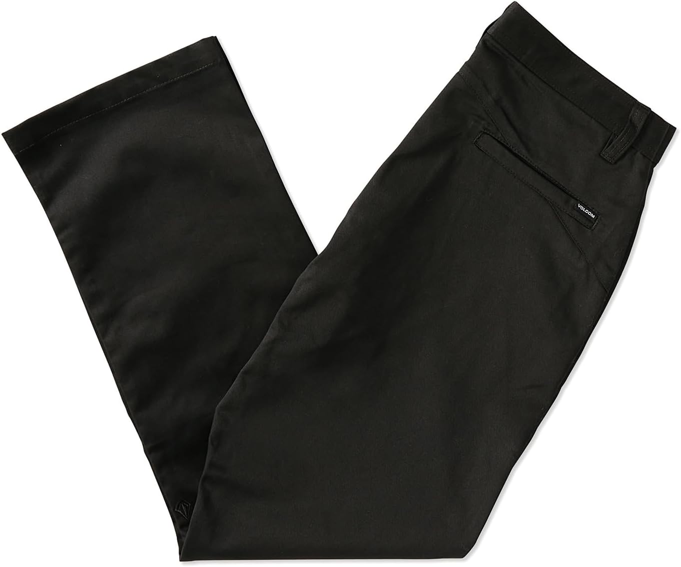 Volcom Men's Frickin Skate Loose Baggy Fit Chino Pants – Relaxed Tapered 17″ Leg Opening, 30″ Inseam Onyx