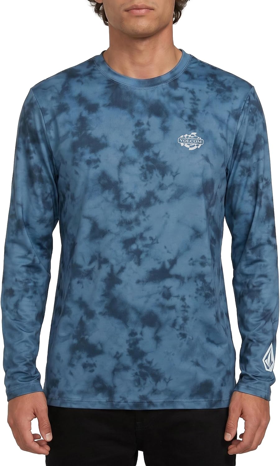 Volcom Taunt Loose Fit Long Sleeve Rashguard Blue