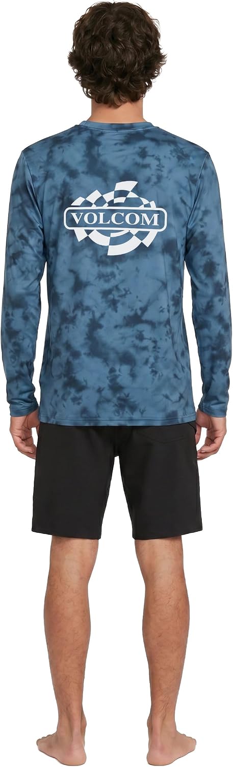 Volcom Taunt Loose Fit Long Sleeve Rashguard Blue