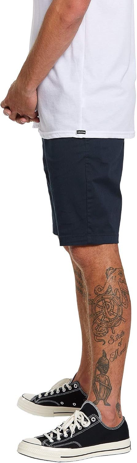 Volcom Men's Modern Fit 21" Chino Short Bluenight