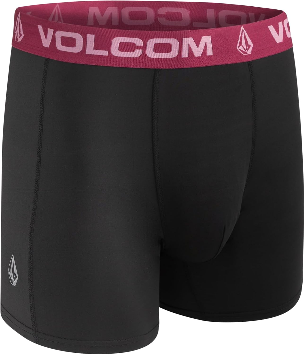 Volcom Mens Boxer Briefs 4 Pack Poly Spandex Performance Boxer Briefs Underwear MulticoloredLight BlueBlackLight Green