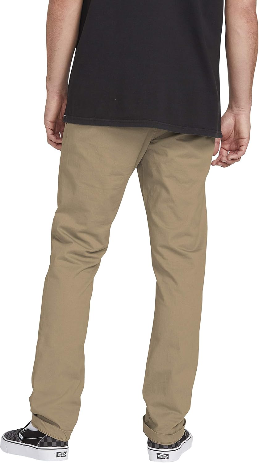 Volcom Men's Frickin Slim Chino Pant Khaki