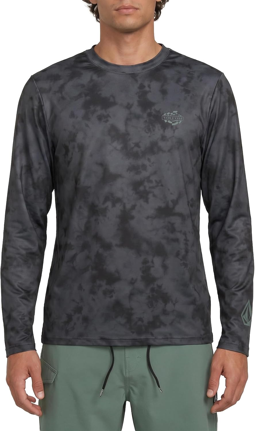 Volcom Taunt Loose Fit Long Sleeve Rashguard Stealth