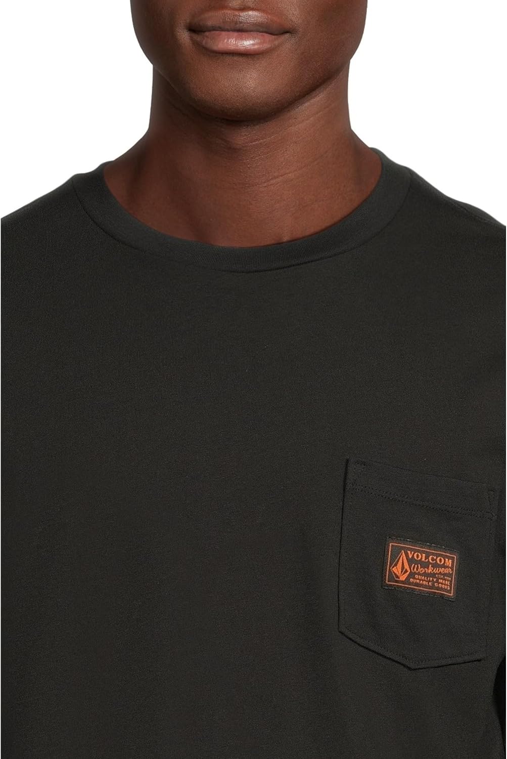 Volcom Men's Long Sleeve Workwear T-Shirt Black