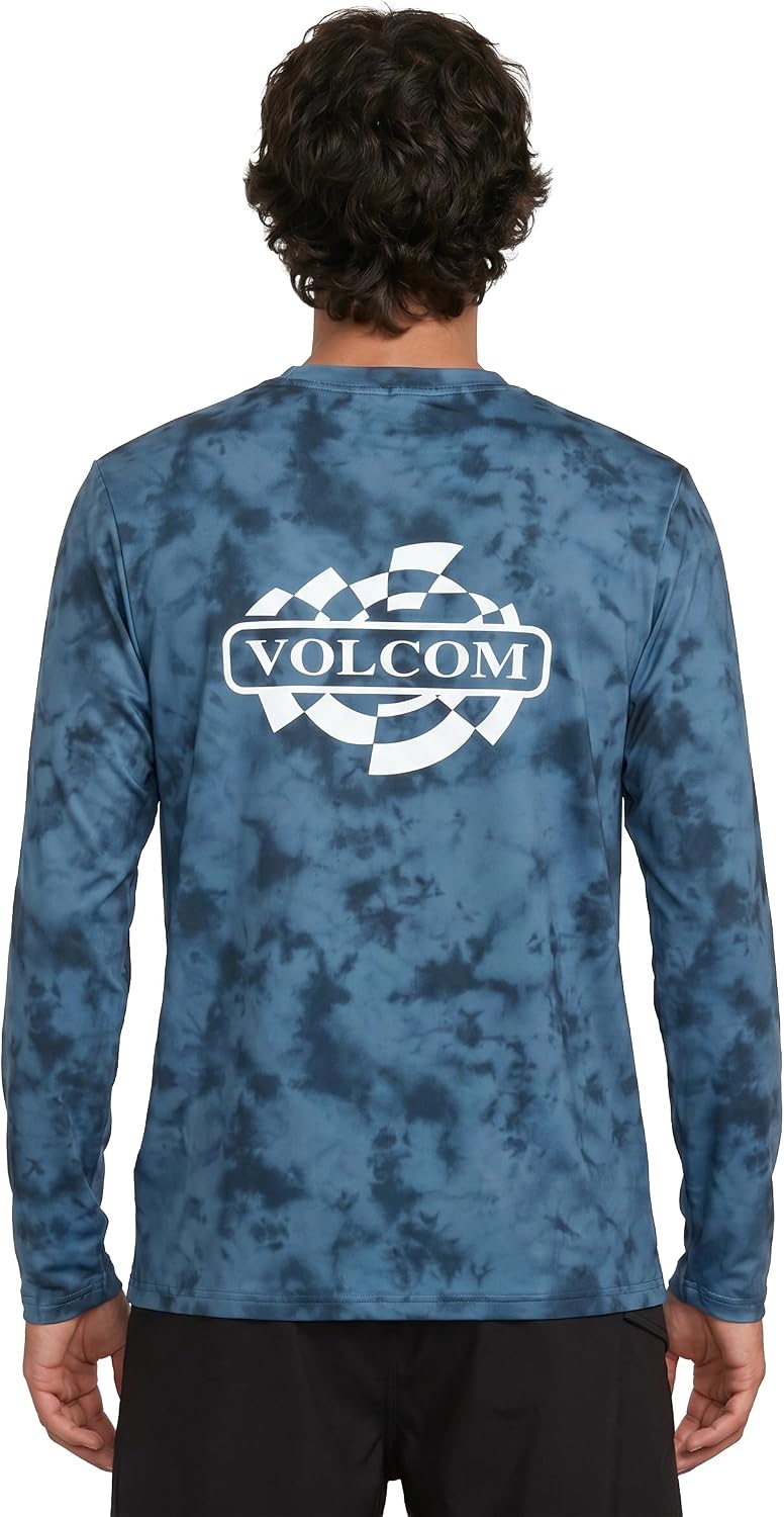 Volcom Taunt Loose Fit Long Sleeve Rashguard Blue