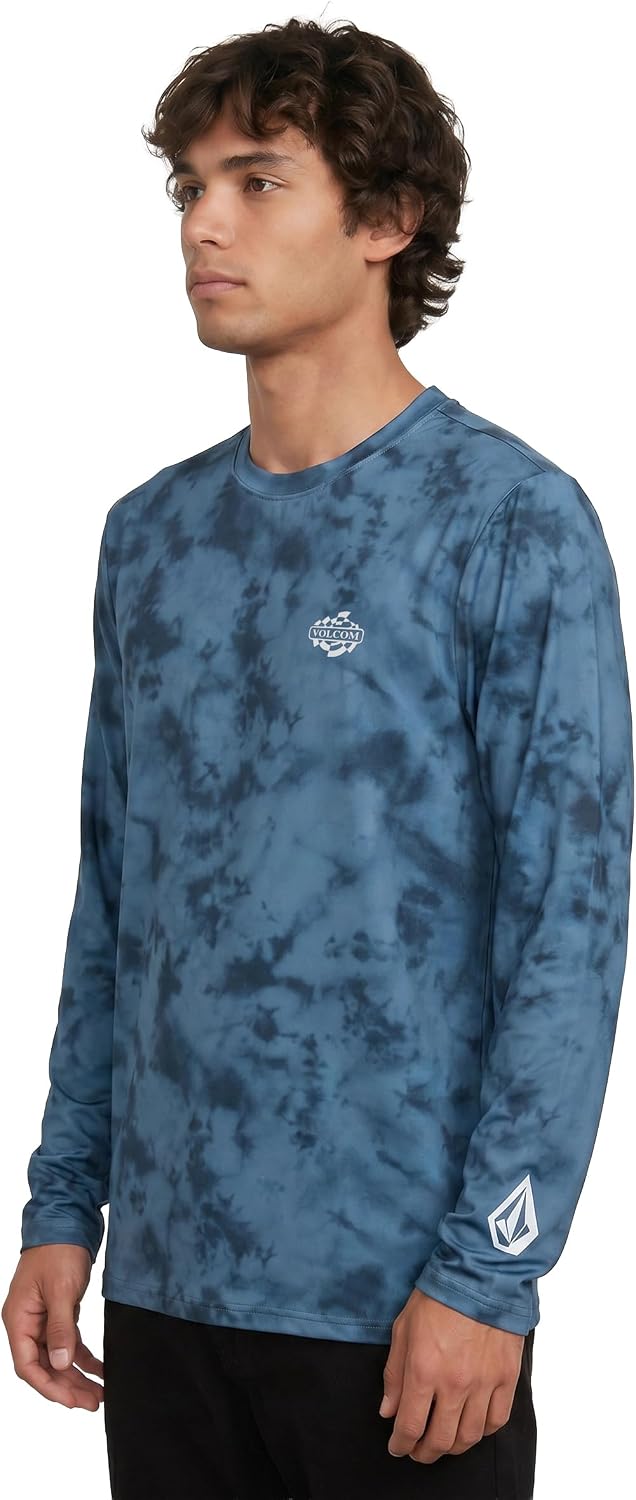 Volcom Taunt Loose Fit Long Sleeve Rashguard Blue