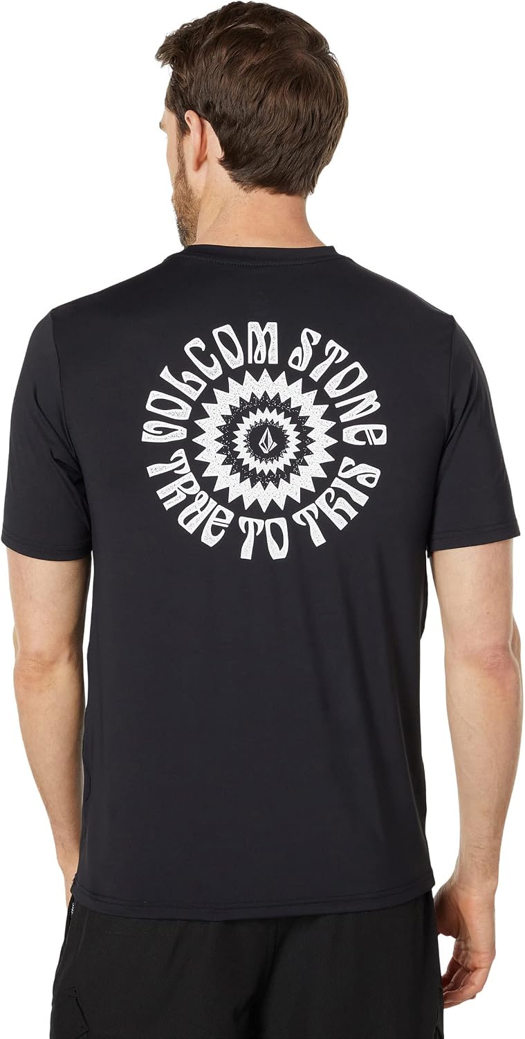 Volcom Deadly Stones Short Sleeve Rashguard Black Faluter