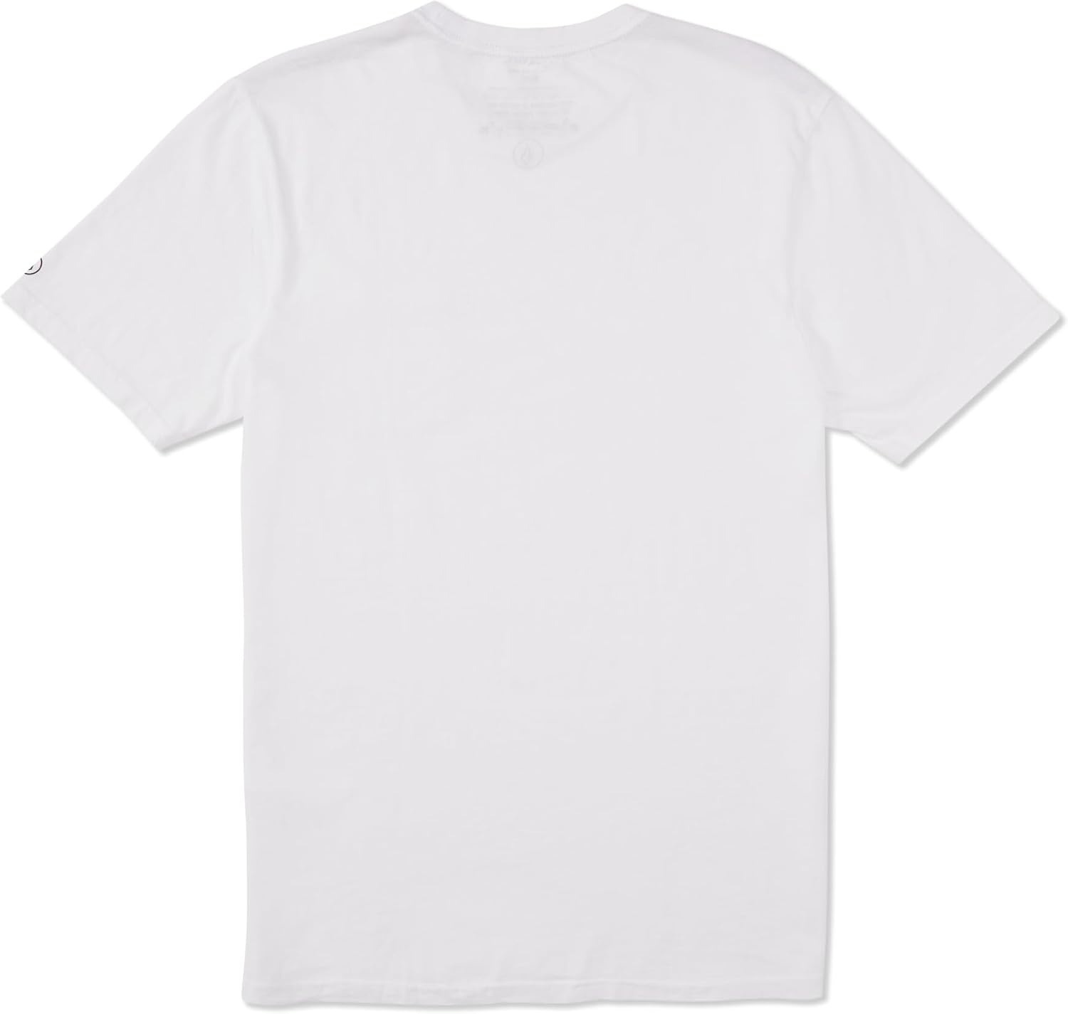 Volcom Men's Solid Stone Modern Fit Short Sleeve Tee White White