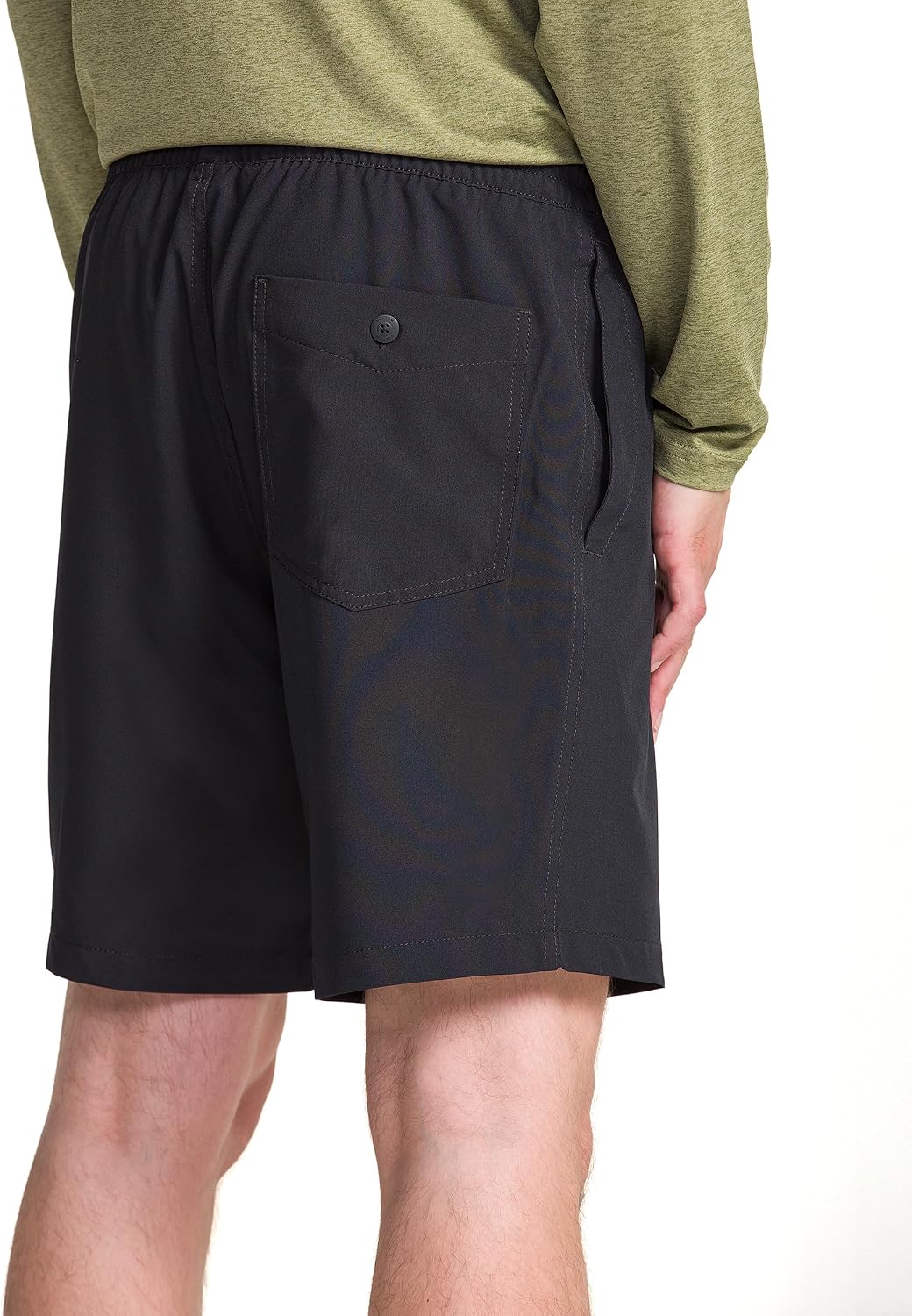 Volcom Men's Steppen Ew 17" Elastic Waist Short Black