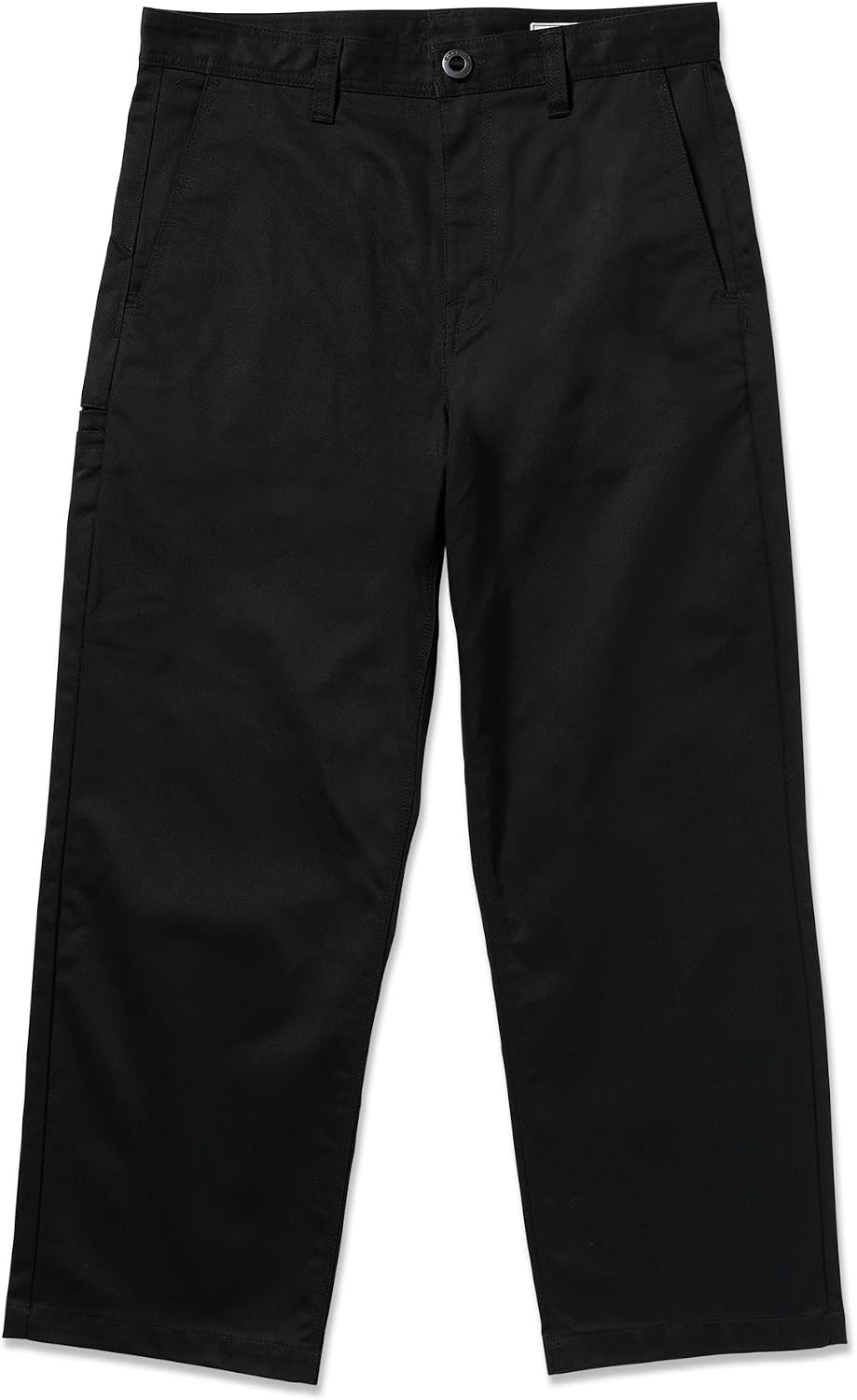 Volcom Men's Frickin Skate Loose Baggy Fit Chino Pants – Relaxed Tapered 17″ Leg Opening, 30″ Inseam Black
