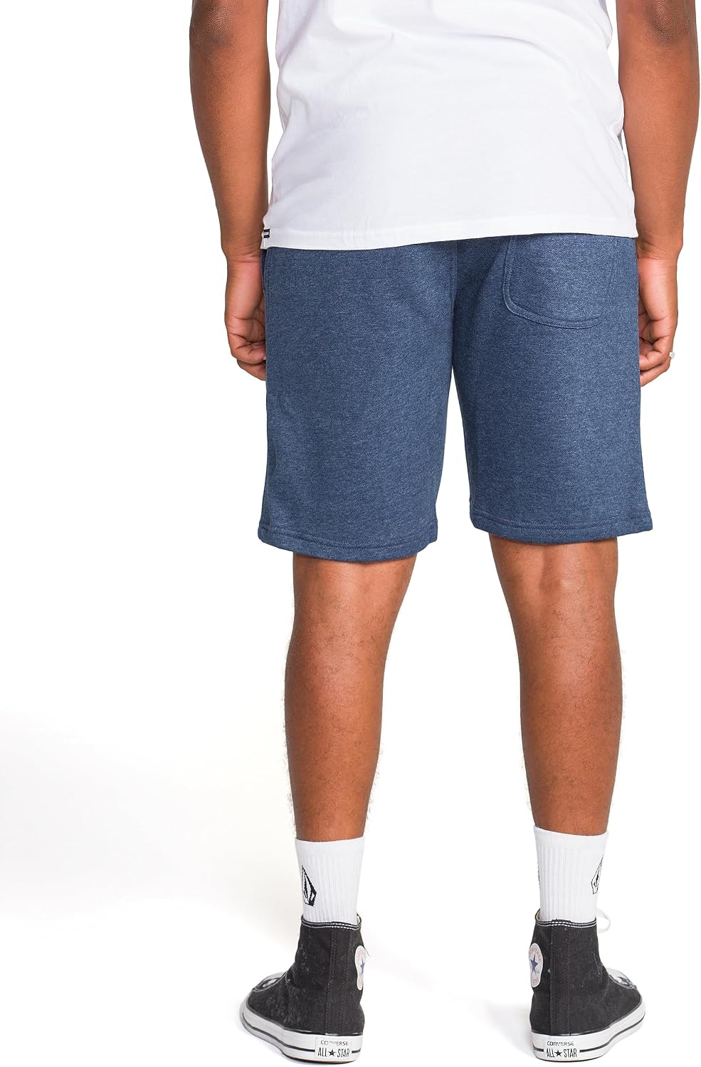 Volcom Men's Frickin Elastic Waist 19" Chino Short Navy Heather