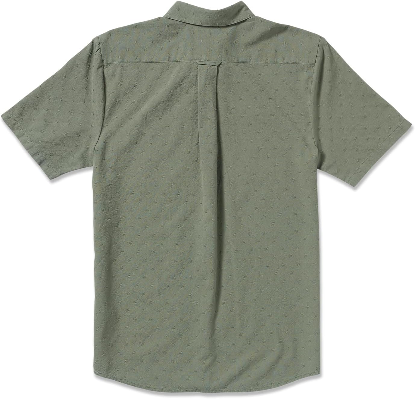 Volcom Men's Date Knight Short Sleeve Classic Fit Button Down Shirt Light Olive