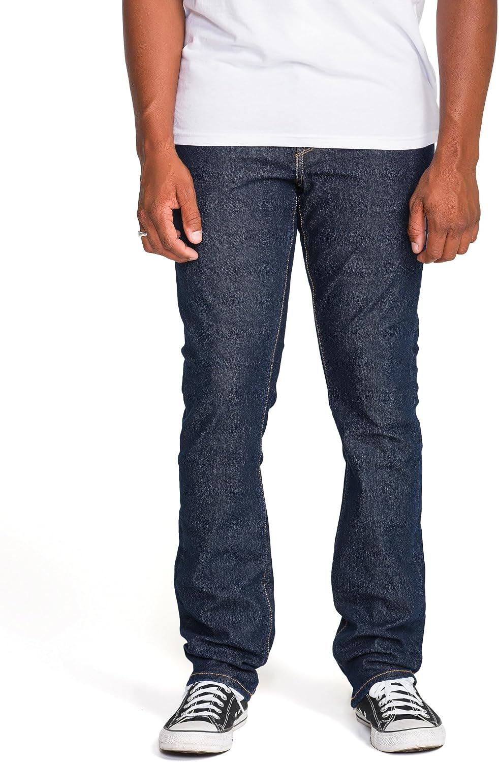 Volcom Men's Vorta Slim Fit Stretch Denim Jean V Rinse