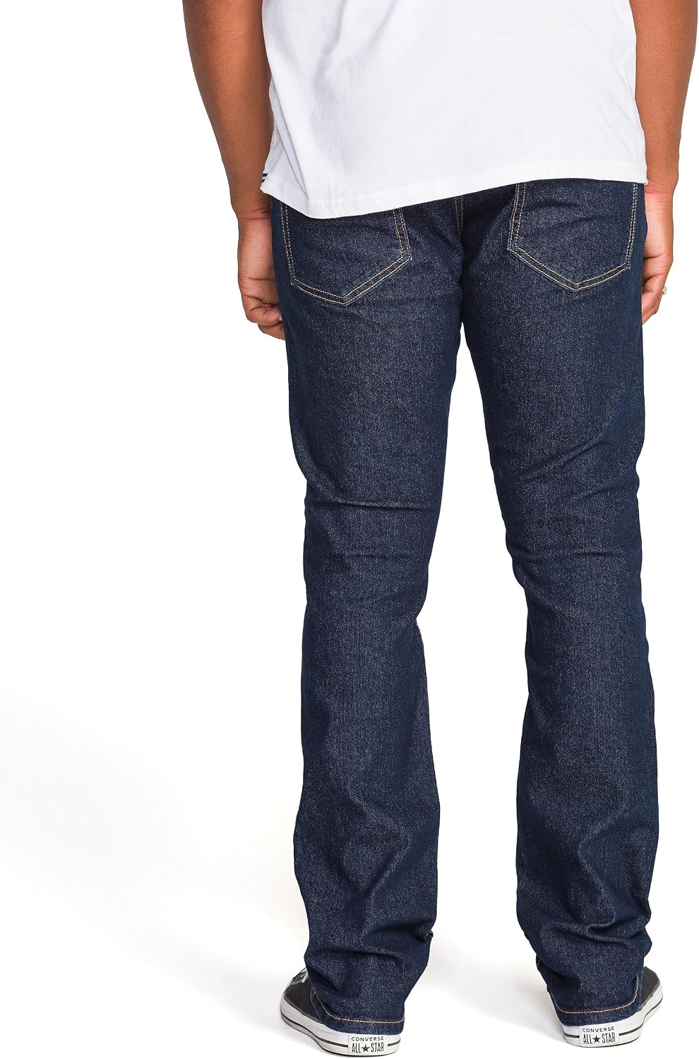 Volcom Men's Vorta Slim Fit Stretch Denim Jean V Rinse