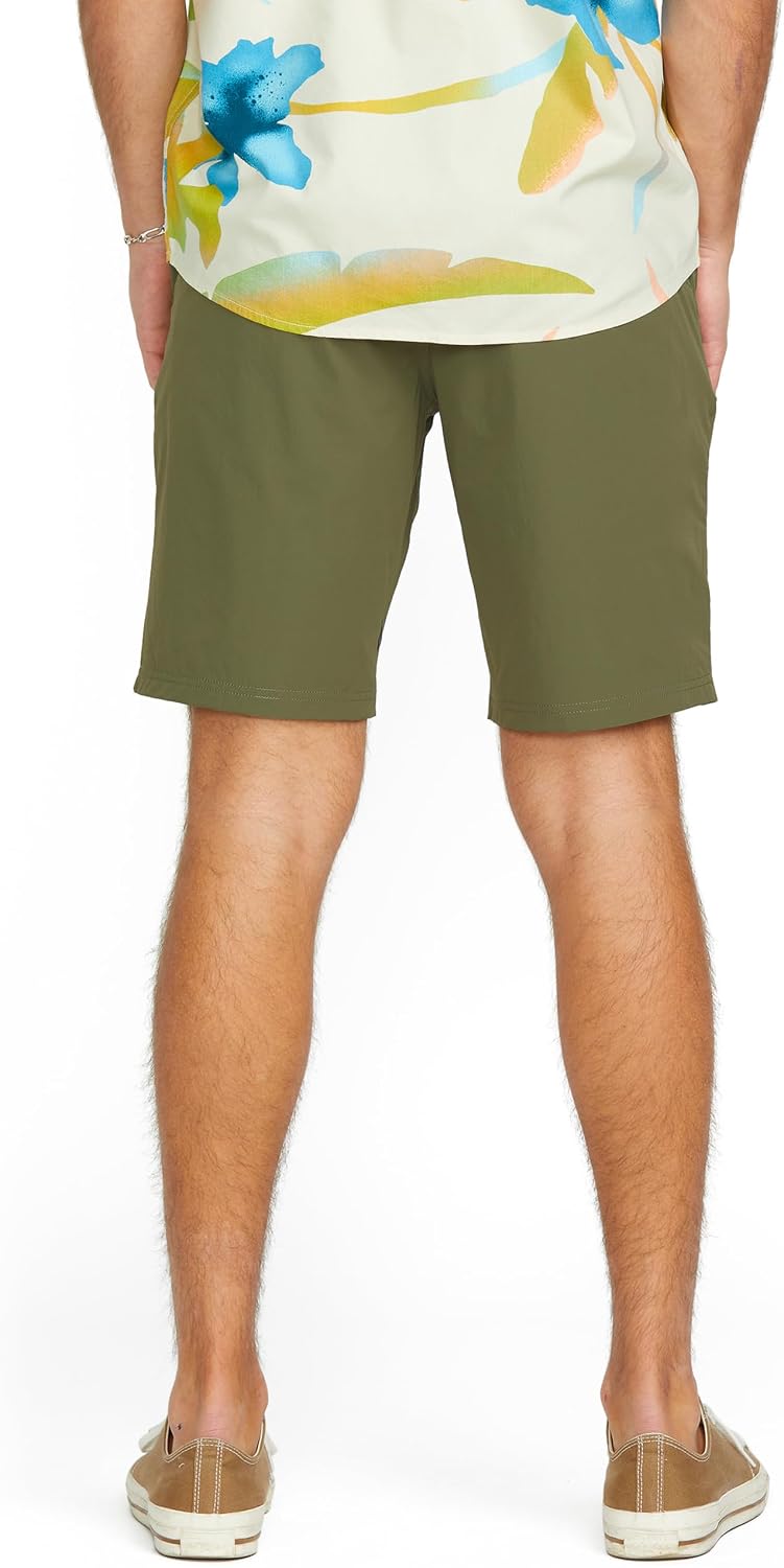 Volcom Men's Regular Frickin Cross Shred 20" Hybrid Water Repellent Short Wintermoss