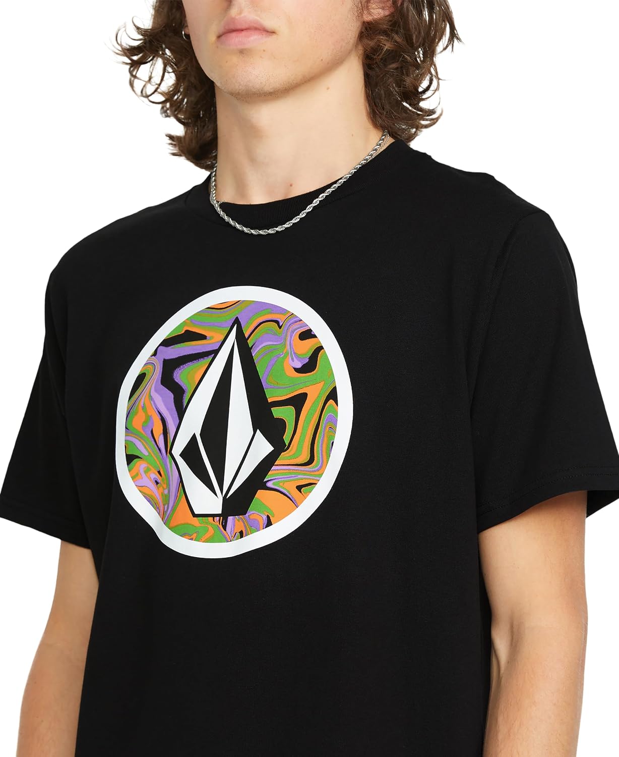Volcom Men's Circle Stone SST Black New