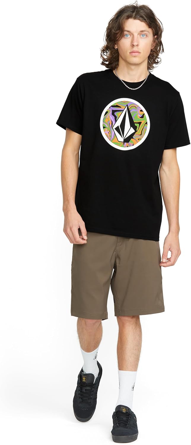 Volcom Men's Circle Stone SST Black New