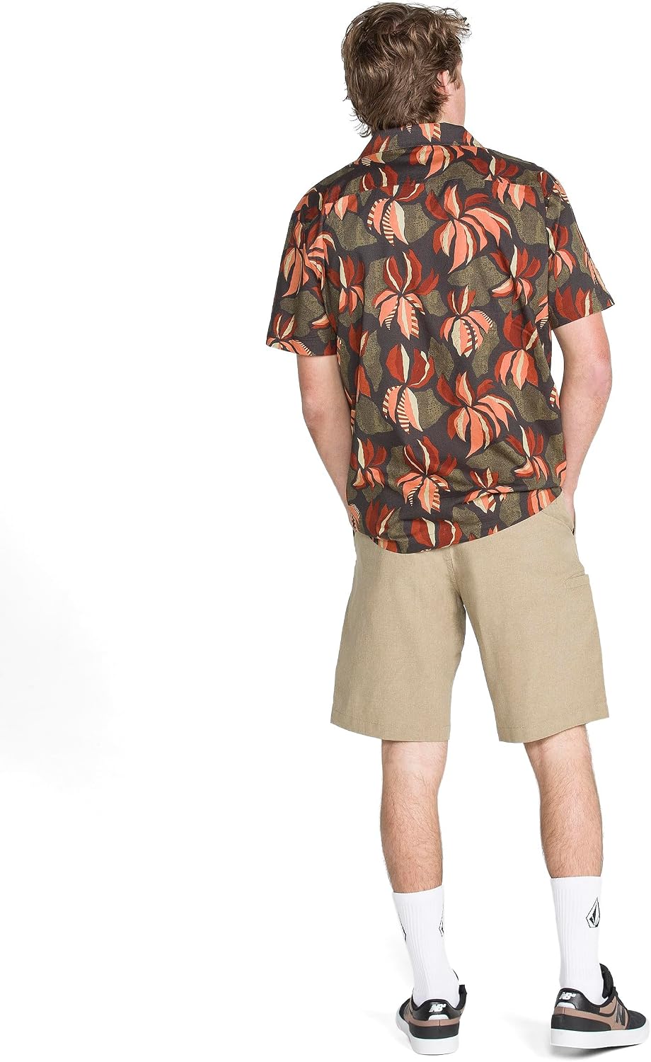 Volcom Men's Kerosene 21" Hybrid Chino Shorts Quick-Dry Stretch Fabric Khaki