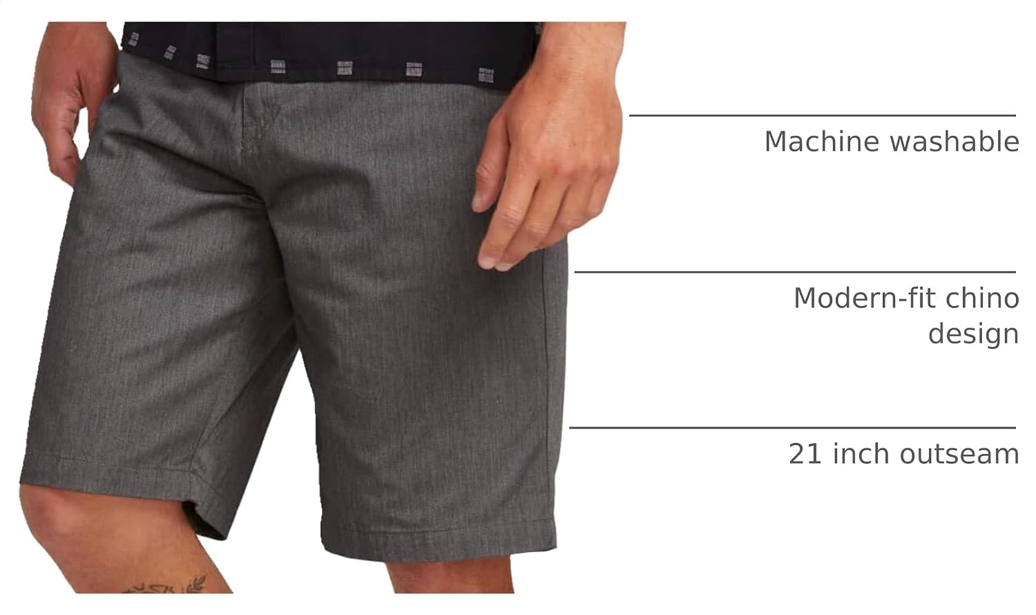 Volcom Men's Volcom Men's Frickin Chino Short Grey